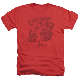 Superman Code Red - Men's Heather T-Shirt Men's Heather T-Shirt Superman   