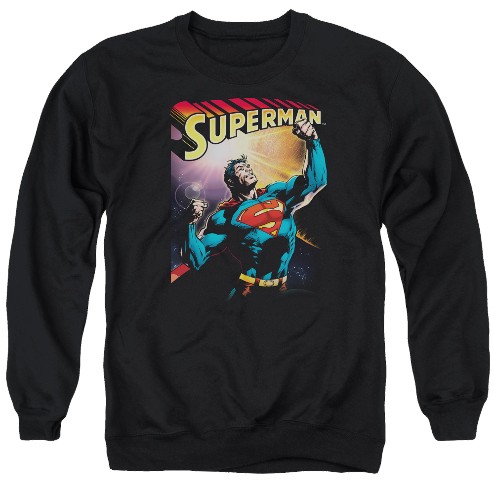 Superman Victory - Men's Crewneck Sweatshirt Men's Crewneck Sweatshirt Superman   
