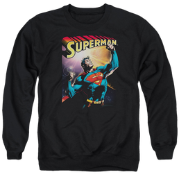 Superman Victory - Men's Crewneck Sweatshirt Men's Crewneck Sweatshirt Superman   