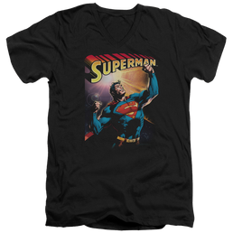 Superman Victory - Men's V-Neck T-Shirt Men's V-Neck T-Shirt Superman   