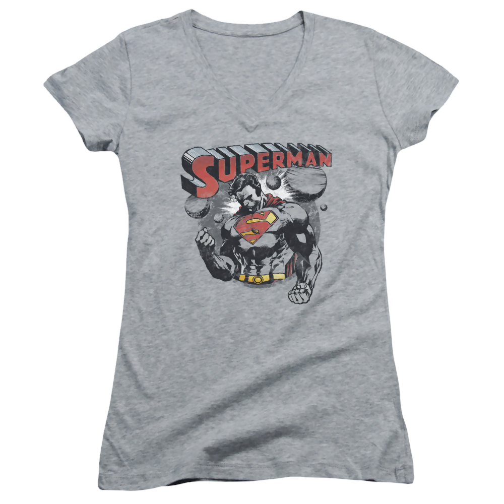 Superman Super Ko - Juniors V-Neck T-Shirt Juniors V-Neck T-Shirt Superman   