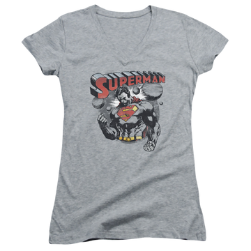 Superman Super Ko - Juniors V-Neck T-Shirt Juniors V-Neck T-Shirt Superman   