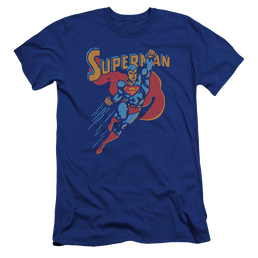 Superman Life Like Action - Men's Premium Slim Fit T-Shirt Men's Premium Slim Fit T-Shirt Superman   