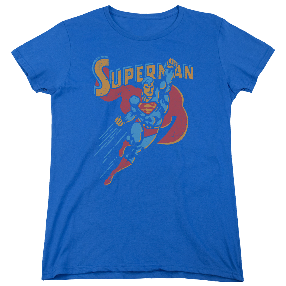 Superman Life Like Action - Women's T-Shirt Women's T-Shirt Superman   