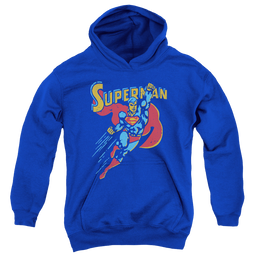 Superman Life Like Action - Youth Hoodie Youth Hoodie (Ages 8-12) Superman   