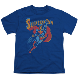 Superman Life Like Action - Youth T-Shirt Youth T-Shirt (Ages 8-12) Superman   
