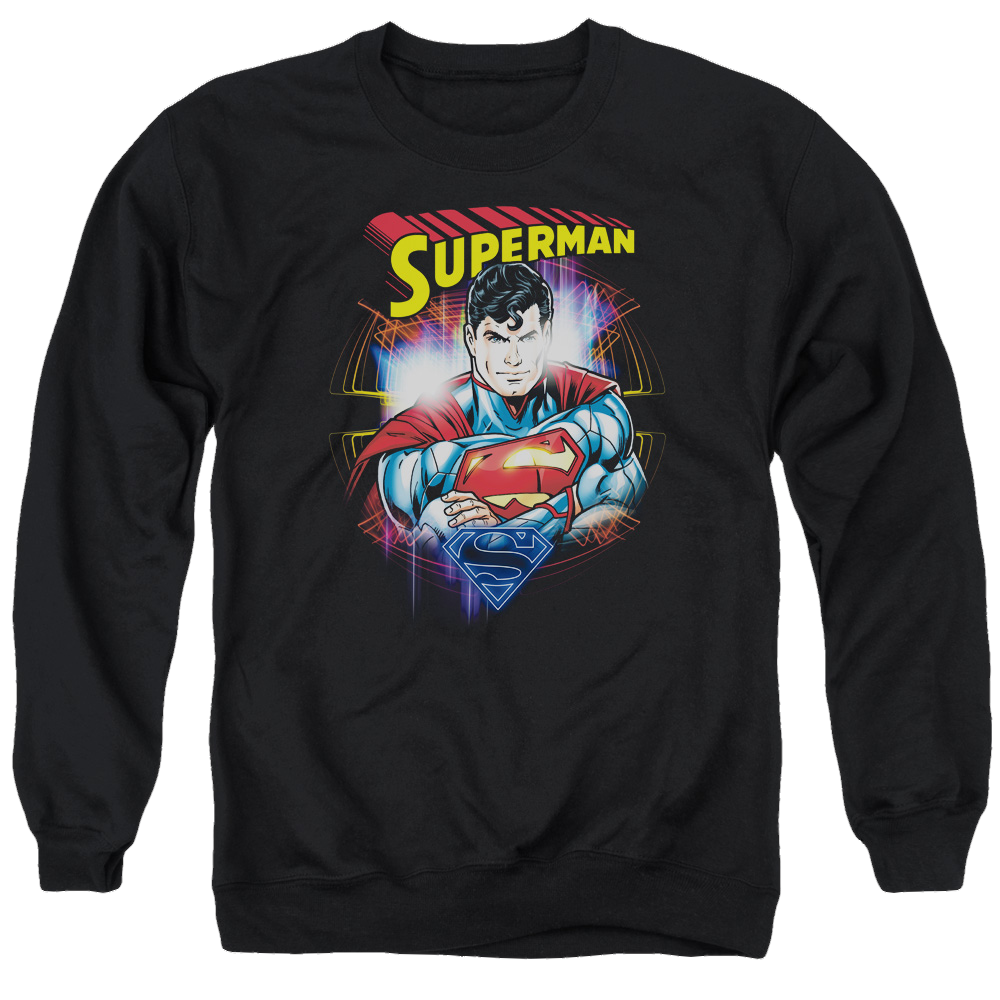 Superman Glam - Men's Crewneck Sweatshirt Men's Crewneck Sweatshirt Superman   