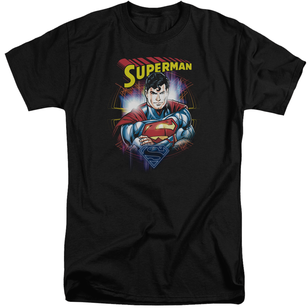 Superman Glam - Men's Tall Fit T-Shirt Men's Tall Fit T-Shirt Superman   