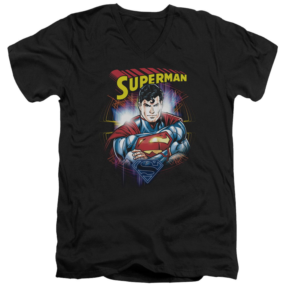 Superman Glam - Men's V-Neck T-Shirt Men's V-Neck T-Shirt Superman   