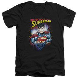 Superman Glam - Men's V-Neck T-Shirt Men's V-Neck T-Shirt Superman   