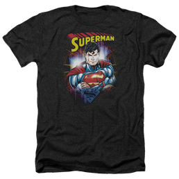 Superman Glam - Men's Heather T-Shirt Men's Heather T-Shirt Superman   