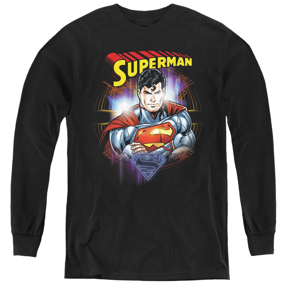 Superman Glam - Youth Long Sleeve T-Shirt Youth Long Sleeve T-Shirt Superman   