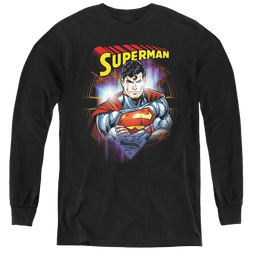 Superman Glam - Youth Long Sleeve T-Shirt Youth Long Sleeve T-Shirt Superman   