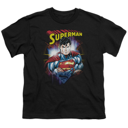 Superman Glam - Youth T-Shirt Youth T-Shirt (Ages 8-12) Superman   
