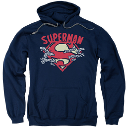 Superman Chain Breaking - Pullover Hoodie Pullover Hoodie Superman   