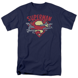 Superman Chain Breaking - Men's Regular Fit T-Shirt Men's Regular Fit T-Shirt Superman   