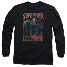 Superman Head Bang - Men's Long Sleeve T-Shirt Men's Long Sleeve T-Shirt Superman   