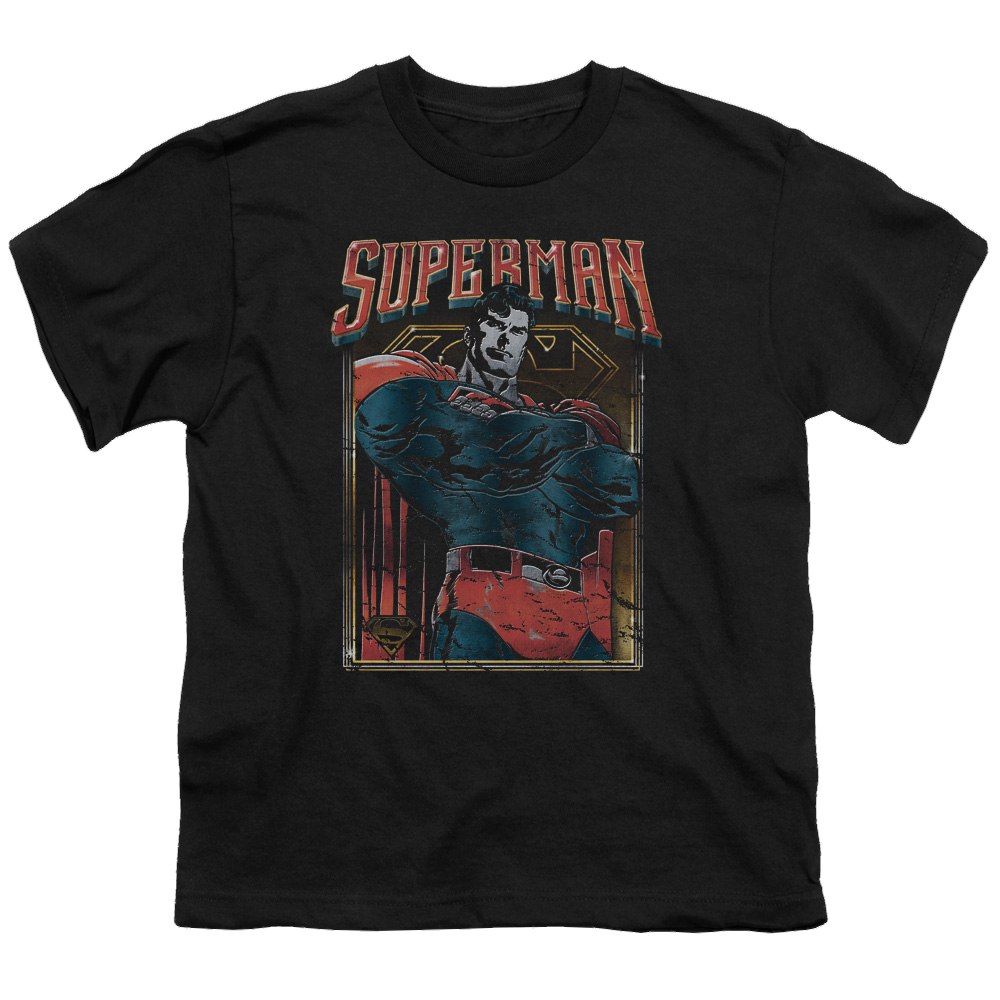 Superman Head Bang - Youth T-Shirt Youth T-Shirt (Ages 8-12) Superman   