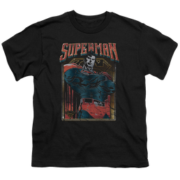Superman Head Bang - Youth T-Shirt Youth T-Shirt (Ages 8-12) Superman   