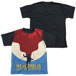 Superman Home - Youth Black Back T-Shirt Youth Black Back T-Shirt (Ages 8-12) Superman   