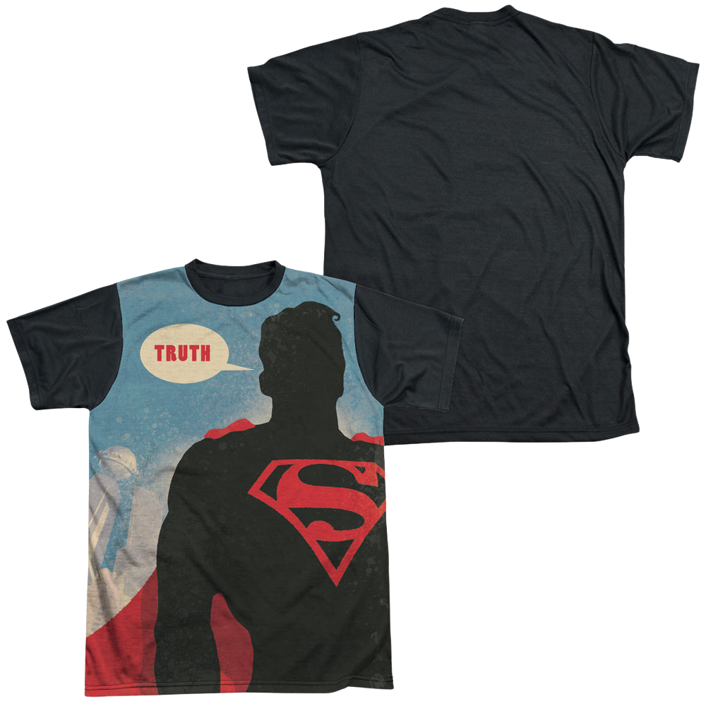 Superman Truth - Men's Black Back T-Shirt Men's Black Back T-Shirt Superman   