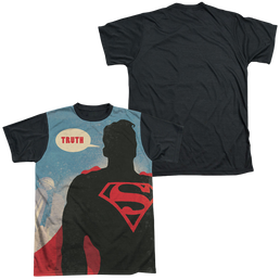 Superman Truth - Men's Black Back T-Shirt Men's Black Back T-Shirt Superman   