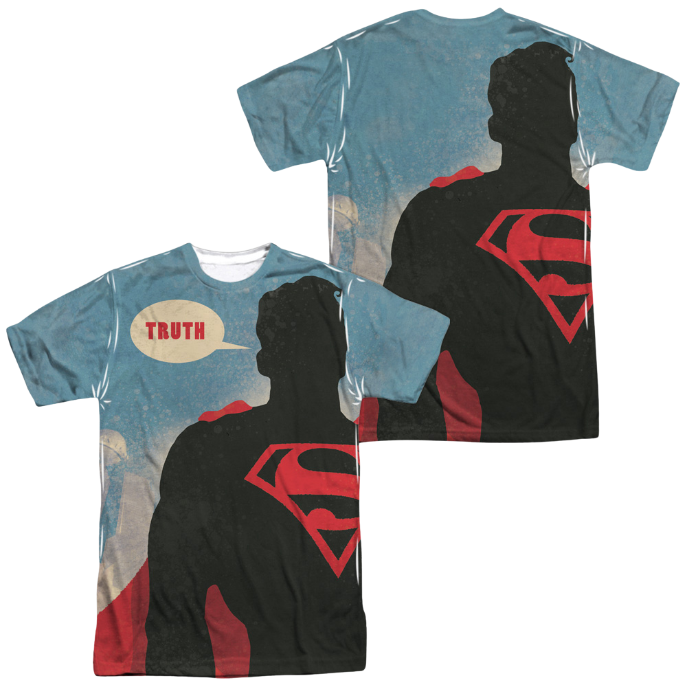 Superman Truth (Front/Back Print) - Men's All-Over Print T-Shirt Men's All-Over Print T-Shirt Superman   