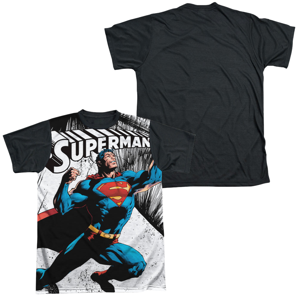 Superman To Infinity - Men's Black Back T-Shirt Men's Black Back T-Shirt Superman   