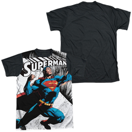 Superman To Infinity - Men's Black Back T-Shirt Men's Black Back T-Shirt Superman   