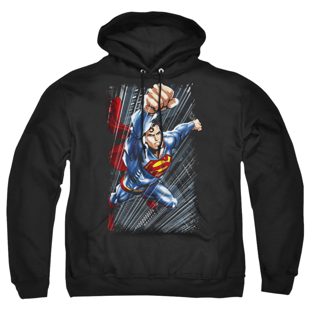 Superman Faster Than - Pullover Hoodie Pullover Hoodie Superman   