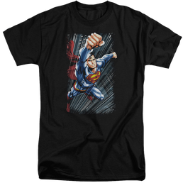 Superman Faster Than - Men's Tall Fit T-Shirt Men's Tall Fit T-Shirt Superman   