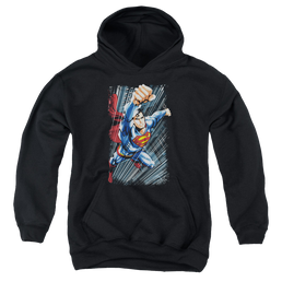 Superman Faster Than - Youth Hoodie Youth Hoodie (Ages 8-12) Superman   