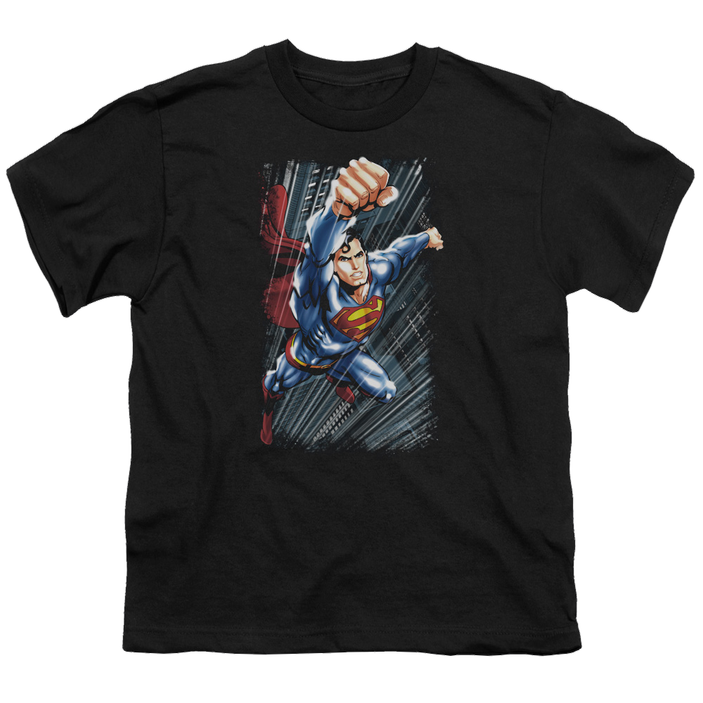 Superman Faster Than - Youth T-Shirt Youth T-Shirt (Ages 8-12) Superman   