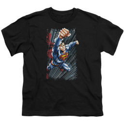 Superman Faster Than - Youth T-Shirt Youth T-Shirt (Ages 8-12) Superman   