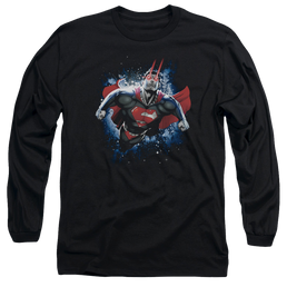 Superman Stardust - Men's Long Sleeve T-Shirt Men's Long Sleeve T-Shirt Superman   