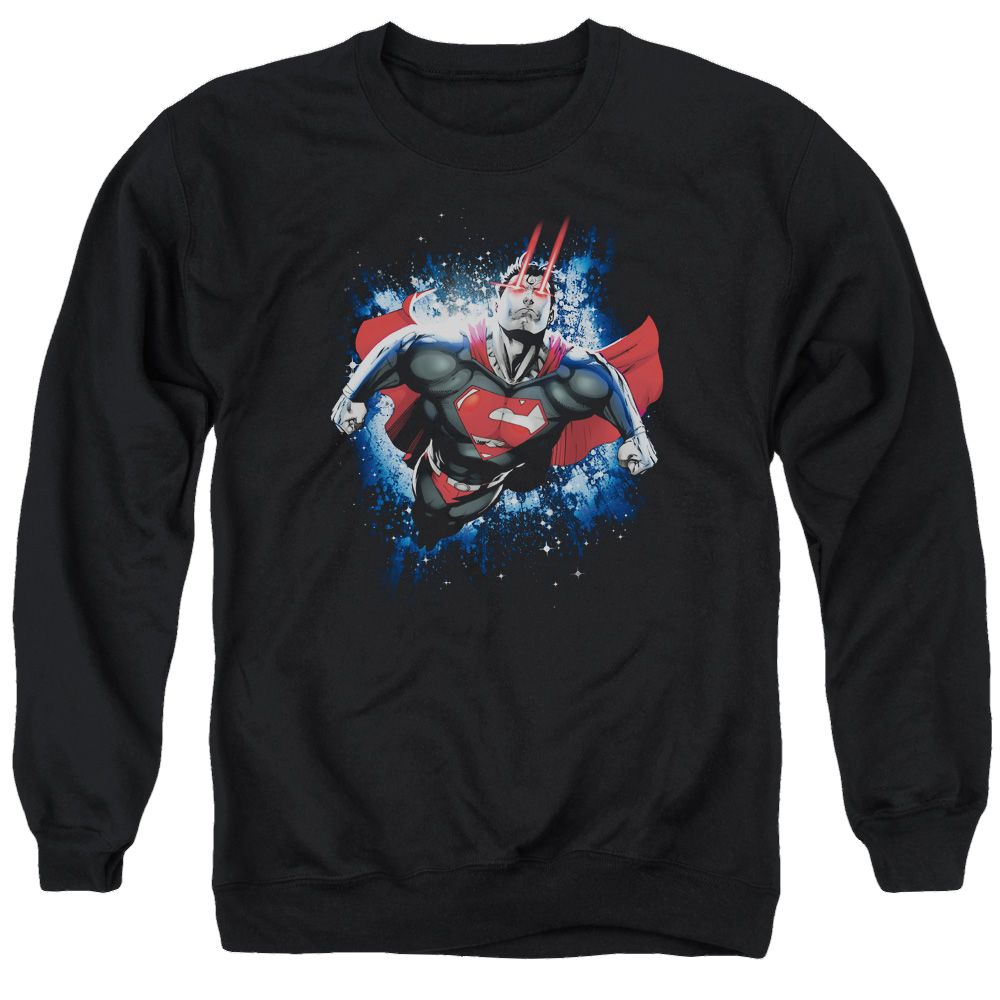 Superman Stardust - Men's Crewneck Sweatshirt Men's Crewneck Sweatshirt Superman   