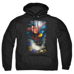 Superman In The Sky - Pullover Hoodie Pullover Hoodie Superman   