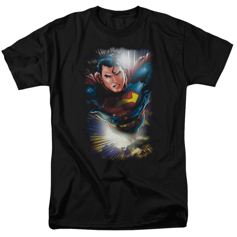 Superman In The Sky - Men's Regular Fit T-Shirt Men's Regular Fit T-Shirt Superman   