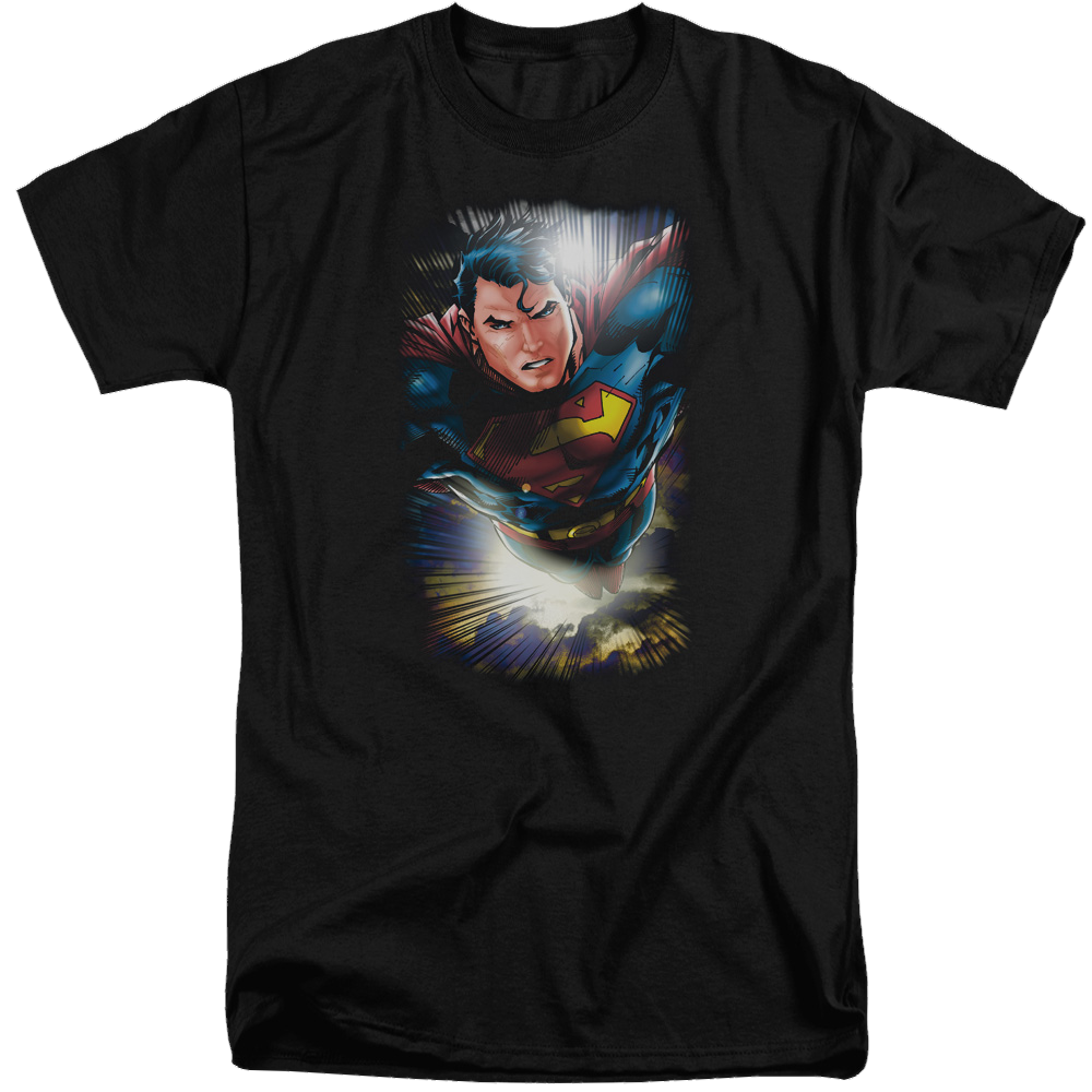 Superman In The Sky - Men's Tall Fit T-Shirt Men's Tall Fit T-Shirt Superman   
