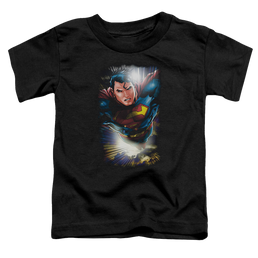 Superman In The Sky - Toddler T-Shirt Toddler T-Shirt Superman   
