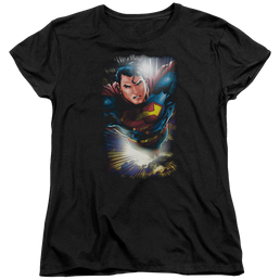 Superman In The Sky - Women's T-Shirt Women's T-Shirt Superman   