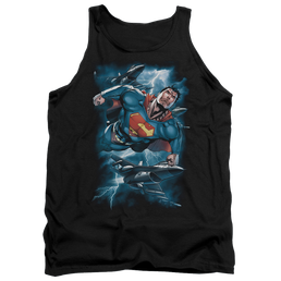 Superman Stormy Flight - Men's Tank Top Men's Tank Superman   