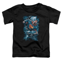 Superman Stormy Flight - Toddler T-Shirt Toddler T-Shirt Superman   