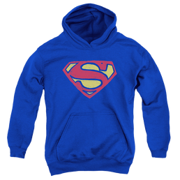 Superman Super Rough - Youth Hoodie Youth Hoodie (Ages 8-12) Superman   