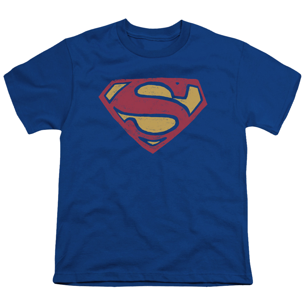 Superman Super Rough - Youth T-Shirt Youth T-Shirt (Ages 8-12) Superman   