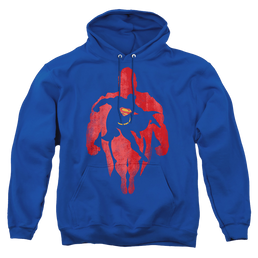 Superman Super Knockout - Pullover Hoodie Pullover Hoodie Superman   
