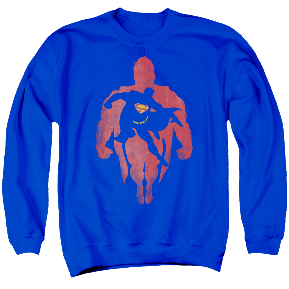 Superman Super Knockout - Men's Crewneck Sweatshirt Men's Crewneck Sweatshirt Superman   