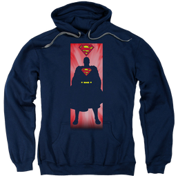 Superman Block - Pullover Hoodie Pullover Hoodie Superman   