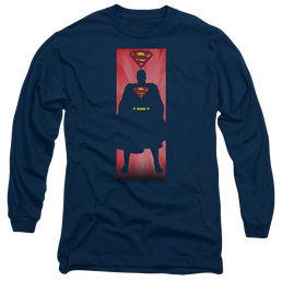 Superman Block - Men's Long Sleeve T-Shirt Men's Long Sleeve T-Shirt Superman   
