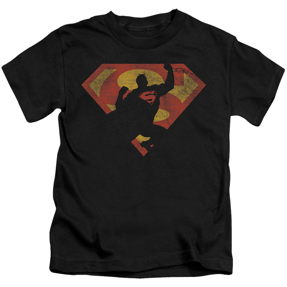 Superman S Shield Knockout - Kid's T-Shirt Kid's T-Shirt (Ages 4-7) Superman   